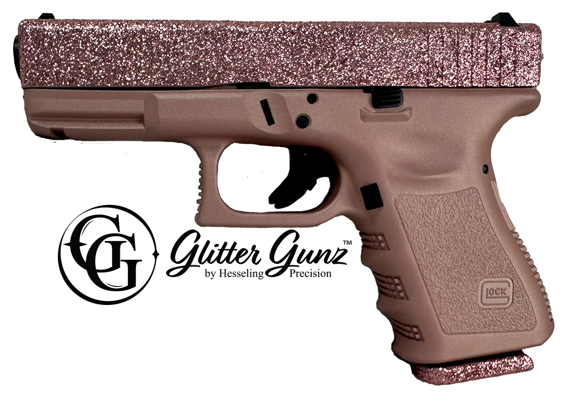 GLOCK 23 40SW ROSE GOLD GLITTER GUNZ - Sale